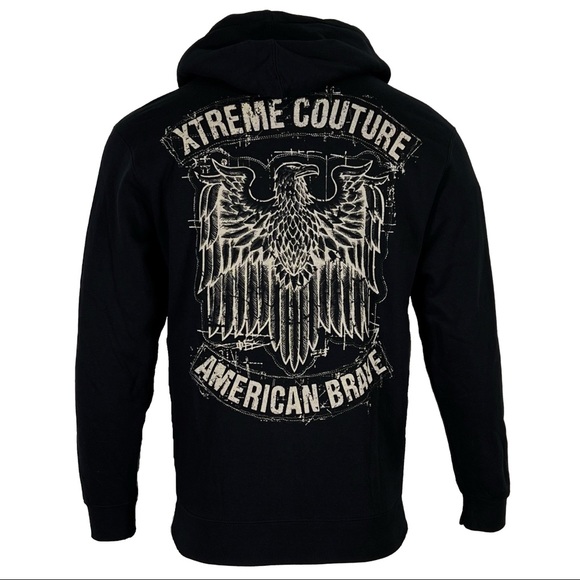 Xtreme Couture By AFFLICTION Men Hoodie CLUB CHAPTER - Picture 3 of 15
